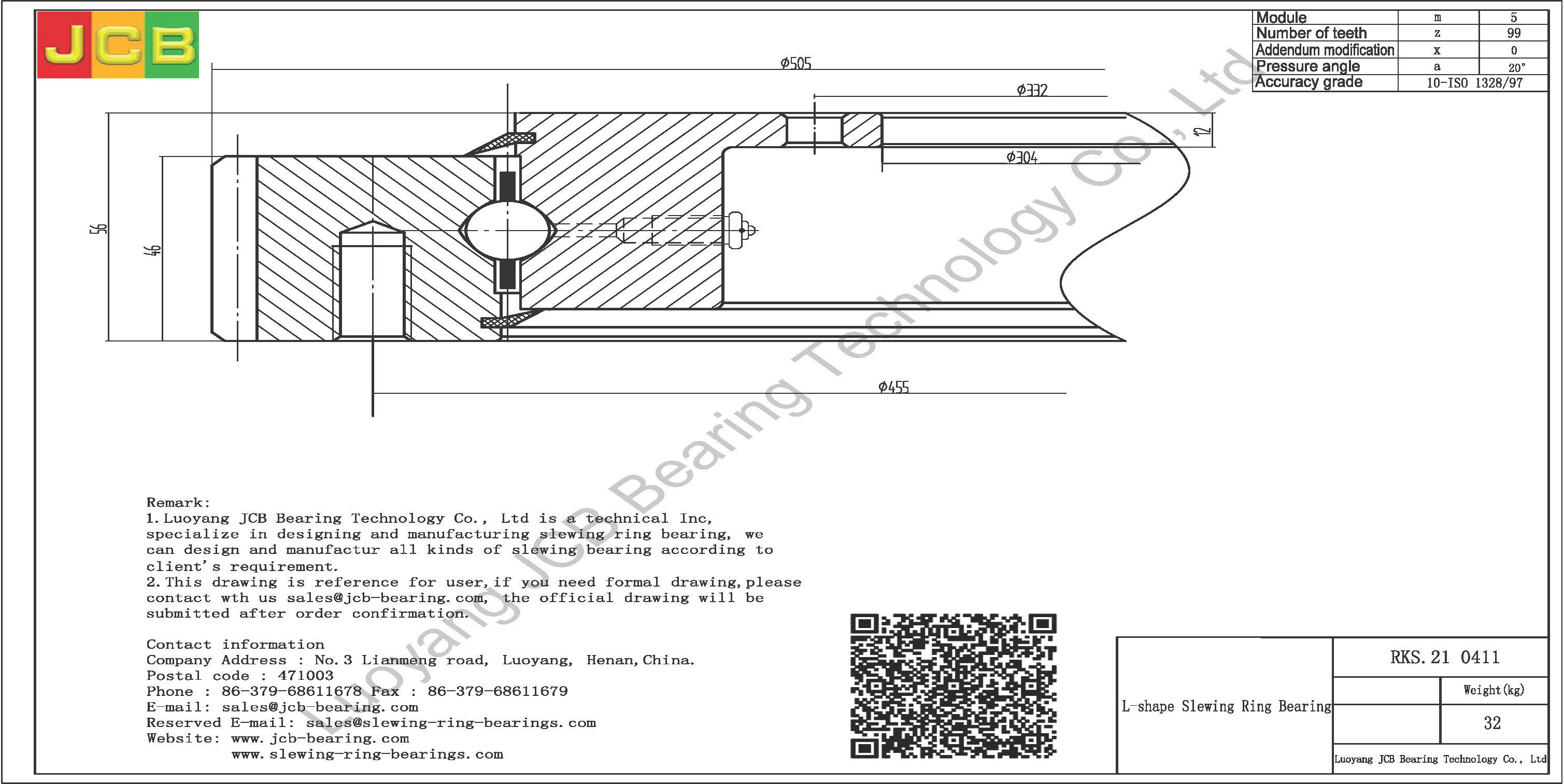 RKS.21 0411 SLEWING BEARING